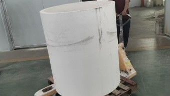 Grandi tubi ceramici di ossido di alluminio di alta purezza in miniera Energia elettrica Ferro e acciaio Metallurgia carbone