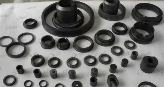 Fronte meccanico della guarnizione del carburo di silicio degli anelli con sigillo sic di silicio della ceramica nera del carburo
